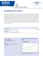 How globalisation affects inflation