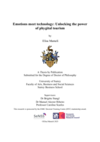 Emotions meet technology: Unlocking the power of phygital tourism