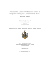 Fundamental Limits of Performance metrics in Integrated Sensing and Communication (ISAC)