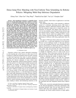 Dense-Jump Flow Matching with Non-Uniform Time Scheduling for Robotic Policies: Mitigating Multi-Step Inference Degradation