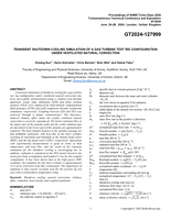 Transient Shutdown Cooling Simulation of a Gas Turbine Test Rig Configuration Under Ventilated Natural Convection