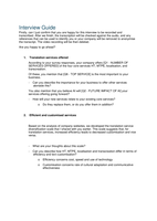 Data for Service Diversification according to LSP managers