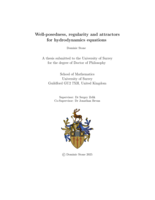 Well-posedness, regularity and attractors for hydrodynamics equations