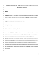 The ExtRA Capacity Test: Reliability, validity and normative data of a new clinical tool for assessing shoulder muscle performance
