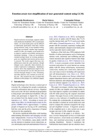 Emotion-aware text simplification of user generated content using LLMs