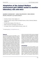 Adaptation of the Animal Welfare assessment grid (AWAG) model to monitor laboratory rats and mice