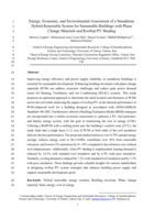 Energy, Economic, and Environmental Assessment of a Standalone Hybrid Renewable System for Sustainable Buildings with Phase Change Materials and Rooftop PV Shading