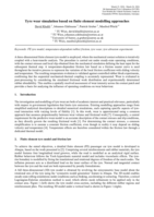 Tyre wear simulation based on finite element modelling approaches