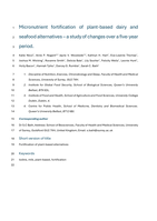 Micronutrient fortification of plant-based dairy and seafood alternatives - a study of changes over a five-year period