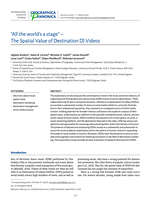 "All the world's a stage" - The Spatial Value of Destination DJ Videos