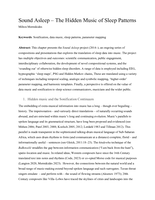 Chapter 20 - Sound Asleep: The hidden music of sleep patterns