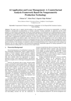 AI Application and Lean Management: A Counterfactual Analysis Framework Based On Nonparametric Production Technology