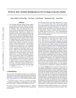 RAIGen: Rare Attribute Identification in Text-to-Image Generative Models