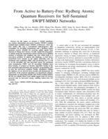 From Active to Battery-Free: Rydberg Atomic Quantum Receivers for Self-Sustained SWIPT-MIMO Networks