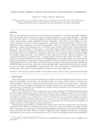 Online Fuzzily Weighted Adaptive Boosting for Streaming Data Classification