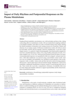 Impact of Daily Rhythms and Postprandial Responses on the Plasma Metabolome