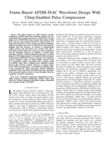 Frame-Based AFDM-ISAC Waveform Design With Chirp-Enabled Pulse Compression