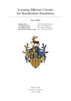 Learning Efficient Circuits for Hamiltonian Simulation