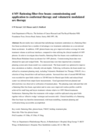 4 MV flattening filter-free beam: commissioning and application to conformal therapy and volumetric modulated arc therapy