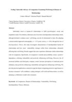 Feeling Vulnerable With My AI Companion: Examining Well‐Being in Human‐AI Relationships