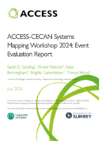 ACCESS-CECAN Systems Mapping Workshop 2024: Event Evaluation Report