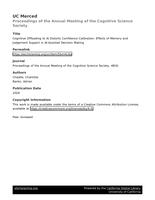Accurate but Not Confident or Confident but Not Accurate? Cognitive Offloading Impairs Confidence Calibration in Human-AI Teams