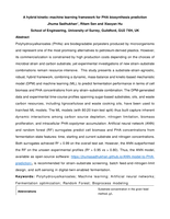 A hybrid kinetic–machine learning framework for PHA biosynthesis prediction