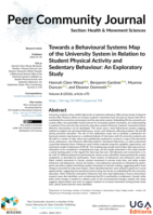 Towards a Behavioural Systems Map of the University System in Relation to Student Physical Activity and Sedentary Behaviour: An Exploratory Study