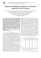 Dual-band Multilayered Dielectric Resonator Antenna for B5G Systems