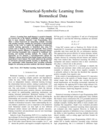Numerical-Symbolic Learning from Biomedical Data