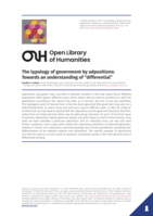 The typology of government by adpositions: Towards an understanding of "differential"