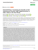 ENLIGHTENme: Translating the Benefits of Self-Administered Daytime Light Supplementation to Older Adults in the Real World