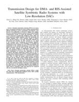 Transmission Design for DMA-and RIS-Assisted Satellite Symbiotic Radio Systems with Low-Resolution DACs