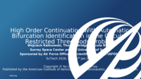 SciTech High Order Continuation and Nonlinear Stability Analysis in CR3BP presentation