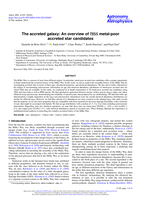 The accreted galaxy: An overview of TESS metal-poor accreted star candidates