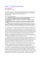 Article 7: Ex Parte Communications: an article-by-article commentary