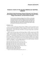 Phase B1 Study of the Volatile Mineralogy Mapping Orbiter