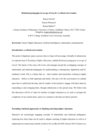 Relational pedagogies in an age of GenAI: a critical conversation