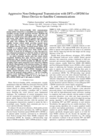 Aggressive Non-Orthogonal Transmission with DFT-s-OFDM for Direct Device-to-Satellite Communications