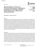 Specialist Resource Centres as Protective Microsystems: A Qualitative Comparative Case Study of Autistic Pupils’ Experiences in Mainstream Secondary Schools