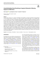 Using Biofeedback Nasal Breathing to Augment Relaxation Following Exposure to Mild Stress