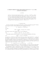 A sharp median Poincaré inequality in W¹,∞(Ω,R) for convex domains R