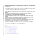 Gene-environment interplay in internalising and externalising psychopathology in adolescence