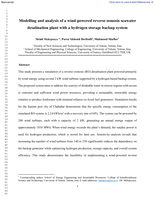 Integrated techno-economic modelling and analysis of a wind-powered seawater reverse osmosis desalination plant with hydrogen storage as a backup system