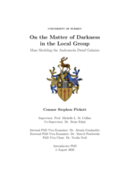 On the Matter of Darkness in the Local Group: Mass Modeling the Andromeda Dwarf Galaxies