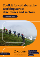 Toolkit for collaborative working across disciplines and sectors