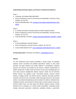 Understanding ownership, agency, and practice in infrastructure resilience