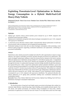 Exploiting Powertrain-Level Optimization to Reduce Energy Consumption in a Hybrid Multi-Fuel-Cell Heavy-Duty Vehicle