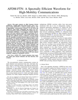AFDM-FTN: A Spectrally Efficient Waveform for High-Mobility Communications