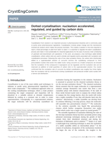 Dotted crystallisation: nucleation accelerated, regulated, and guided by carbon dots